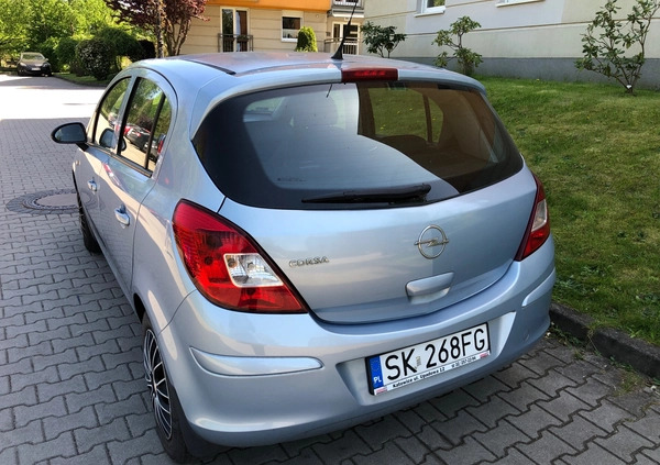 Opel Corsa cena 16500 przebieg: 121500, rok produkcji 2009 z Katowice małe 79